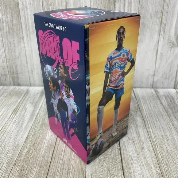 San Diego Wave FC Exclusive NAOMI GIRMA BOBBLEHEAD Soccer USWNT 2024 Game 8/24 - Picture 10 of 13